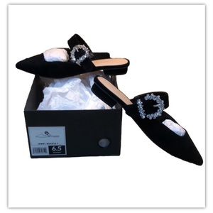 Banana Republic Jewel Buckle Mule Brand New!